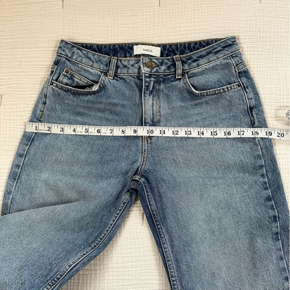 Ba&sh Evan Raw Hem Cropped Jeans Size 1 / Small - Picture 9 of 13